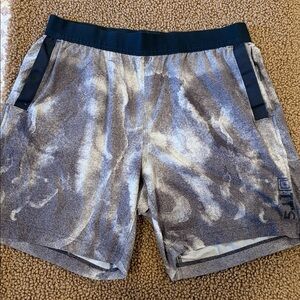 5.11 Gray and Black Athletic Shorts